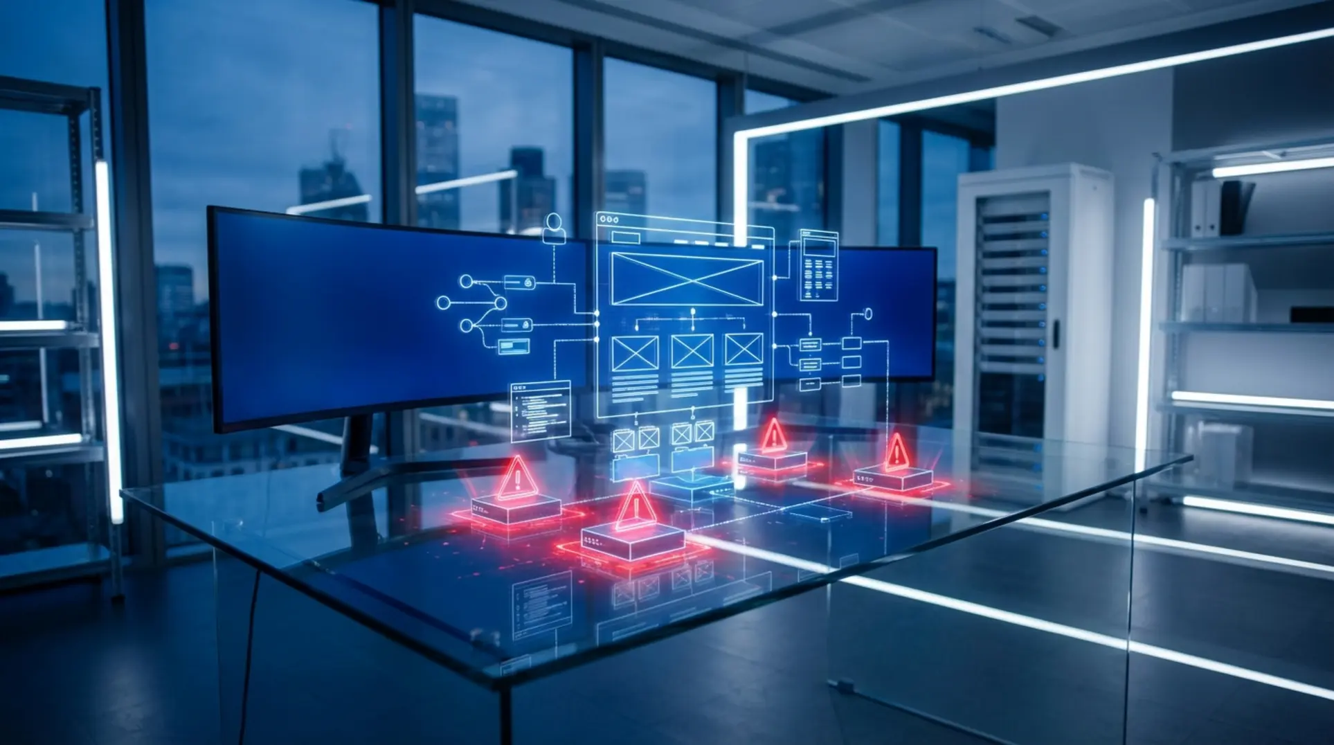 Glowing digital blueprint revealing critical digital marketing strategy mistakes 2026.