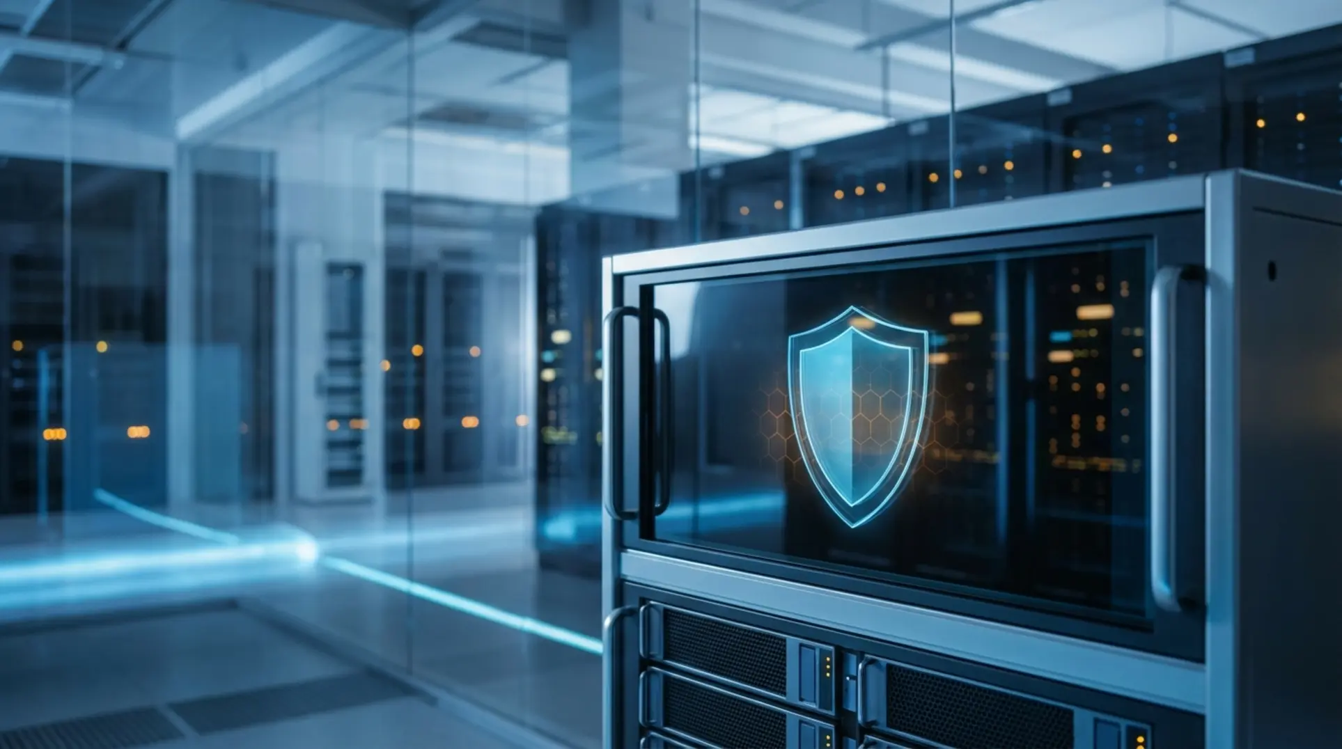 Digital security shield illustrating hidden fees of secure website hosting uk.